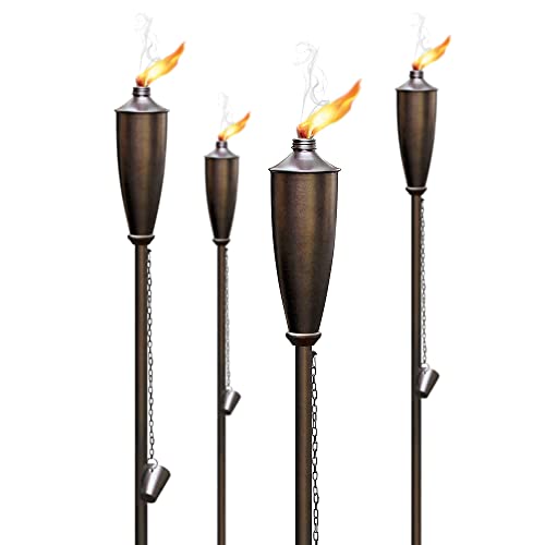 Garden Torch - Deco Home Garden Torch Set of 4 | 60inch...