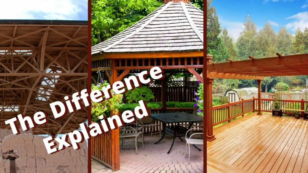 Comparison between Pergolas Ramadas, and Gazebos