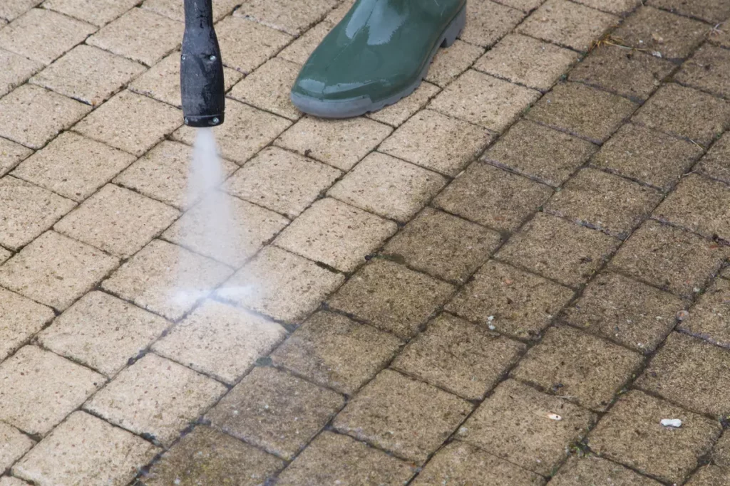 Close up of Pressure Washer Nozzle